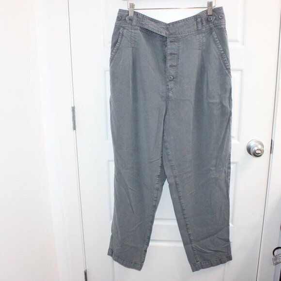 American Eagle Outfitters Pants - 3/$30 American Eagle Pants Women 12 Gray Super‎ Hi Rise Button Fly 100% Lyocell
